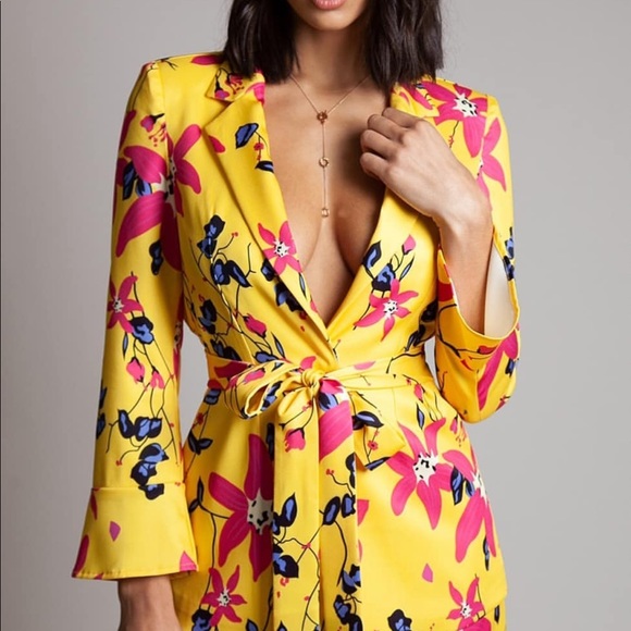 FLORAL JUMPSUIT - Picture 1 of 3